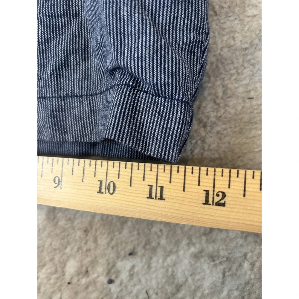 Banana Republic Linen blend‎ Shorts Mens 38x9 Navy Preppy Resort Vacation